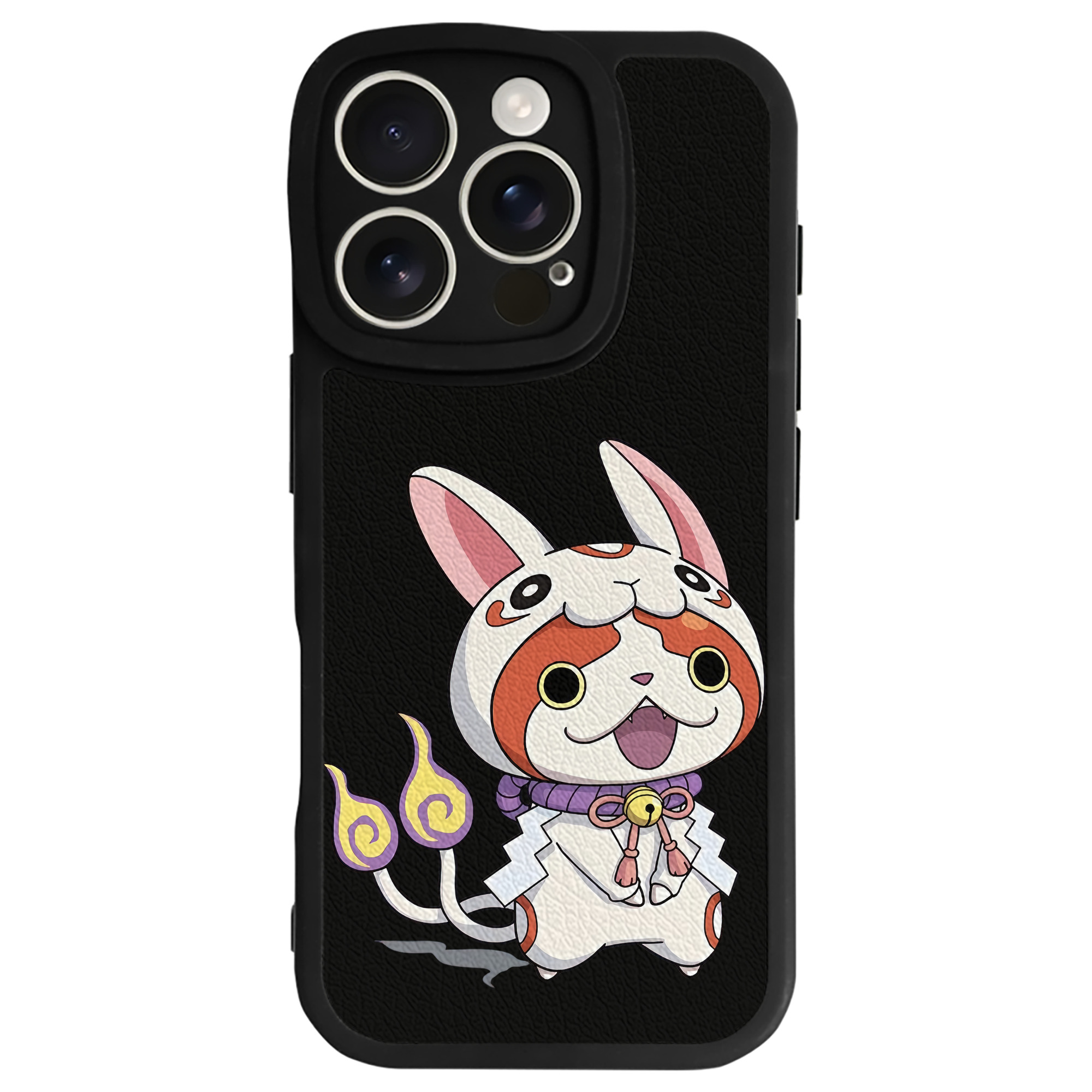 （画像用） 妖怪ウォッチ Yo-kai Watch 【iPhone 16シリーズ対応】シリコンスマホケース（レザー調） 材質：シリコン